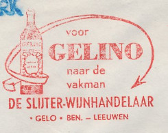 Meter Cover Netherlands 1963 Liquor Store - Wine Trade - Gelino - Wein & Alkohol