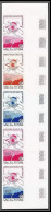90625b Wallis Et Futuna N°120 Aveugles Aveugle Blind Bande 5 Strip Essai Proof Non Dentelé Imperf ** MNH  - Unused Stamps