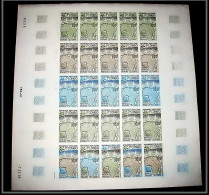 90658 Congo PA N°245 Télécommunications TELECOM Reseau Panaftel 1978 Essai Proof Non Dentelé Imperf ** MNH Feuille Sheet - Telecom