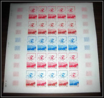 90625 Wallis Et Futuna N°120 Aveugles Aveugle Blind Essai Proof Non Dentelé Imperf ** MNH Feuille Sheet Planche - Geschnittene, Druckproben Und Abarten