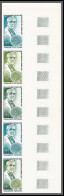 90599c Wallis Et Futuna N°105 Fleming Pénicilline Penicillium Essai Proof Non Dentelé Imperf ** MNH Bande 5 Strip - Krankheiten