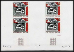 90503a Mali N°344 Avion Aviation Plane Airmail Allemagne 2 Germany Junker Ju 52 Non Dentelé Imperf MNH ** Coin Daté - Mali (1959-...)