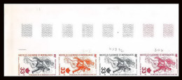 90500 Caledonie N°172 Course Running Jeux Olympiques (olympic Games) MONTREAL 76 Essai Proof Non Dentelé Imperf ** MNH - Non Dentelés, épreuves & Variétés