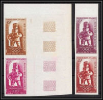 90479 Dahomey N°90 Jeux Olympiques Olympic Games Mexico 1968 Pelote Ball Statue Essai Proof Non Dentelé Imperf ** MNH - Estate 1968: Messico
