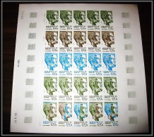 90471 Tchad N°210 FOOTBALL Soccer Feuille Sheet Essai Proof Non Dentelé Imperf ** MNH  - Tchad (1960-...)