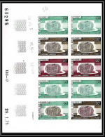 90403a Comores Comoros N°97 Bracelet Essai Proof Non Dentelé Imperf ** MNH Bijoux Jewels Jewel Strap Bloc 10 Coin Daté - Unused Stamps