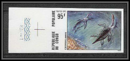 90384a Congo Non Dentelé ** MNH Imperf N°403 Animaux Prehistoriques Cryptocleydus Prehistoric Animal - Prehistorics