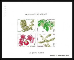 90298a Monaco N°26 Figuier (fig Tree) Fleurs Fruit (flowers) Figues Essai Proof Non Dentelé Imperf ** MNH  - Bomen