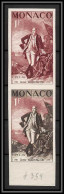 90199 Monaco N°444 George Washington Usa President Essai (proof) Non Dentelé Imperf** MNH Paire Multicolore - Onafhankelijkheid USA