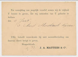 Briefkaart G. 18 Particulier Bedrukt Locaal Te Amsterdam 1881 - Entiers Postaux