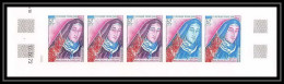 91622a Polynesie (Polynesia) N° 71 Sainte Therese Enfant Jesus Tableau Painting Essai Proof Non Dentelé Imperf ** MNH - Imperforates, Proofs & Errors