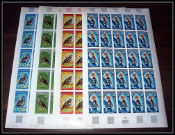 91603d Afars Et Issas 1972 PA N° 68/71** MNH Oiseaux (birds) Non Dentelé Imperf ** MNH COTE 3500 EUROS Feuilles Sheets - Ongebruikt