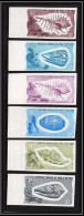 91174a Afars Et Issas N° 394 40/403 414 Serie Complète Coquillages Shell Essai Proof Non Dentelé Imperf ** MNH Shells - Unused Stamps