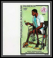 91075 Bénin N° 522 Année Des Personnes Handicapées Disabled Persons OMS Who Non Dentelé Imperf ** MNH  - Handicap