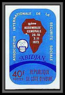 91021 Cote D'ivoire (ivory) N° 364 Securité Sociale Non Dentelé Imperf ** MNH Social Security  - Ivoorkust (1960-...)