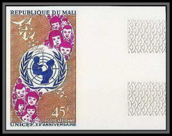 90995 Mali Pa N° 39 Unicef Non Dentelé Imperf ** MNH Enfant Child Children - Mali (1959-...)