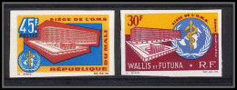 91001 Wallis Et Futuna 2 Valeurs Dont PA N° 27 Oms Non Dentelé Imperf ** MNH World Health Organization Who - Imperforates, Proofs & Errors