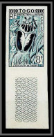 90949a Togo 258 Scott 330 Goliath De Drury 1955 Insecte Insect Beetle Essai Proof Non Dentelé Imperf ** MNH Bloc 4  - Nuovi