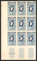 90949b Togo 258 Scott 330 Goliath De Drury 1955 Insecte Insect Beetle Essai Proof Non Dentelé Imperf ** MNH Bloc 9 Bleu - Unused Stamps