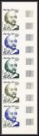 90908b Gabon Gabonaise N° 231 Flaubert Ecrivain (writer) Essai Proof Non Dentelé Imperf ** MNH Bande De 5 Strip  - Gabon (1960-...)