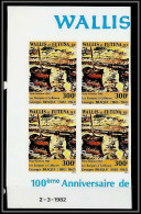 90886a Wallis Et Futuna N° 115 Braque Tableau Painting Collioure Non Dentelé Imperf ** MNH Bloc 4 Coin Daté - Geschnittene, Druckproben Und Abarten