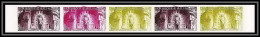 90823a Mali Essai Proof Non Dentelé Imperforate ** MNH N° 493 PAQUES (Easter) MANTEGNA Bande 5 Strip - Strip 5 - Mali (1959-...)