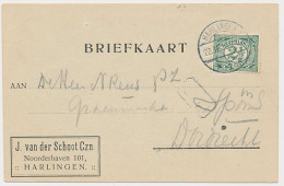 Firma Briefkaart Harlingen 1918 - J. Van Der Schoot - Zonder Classificatie