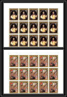 90821 Mali N° 416/417 Paques Easter Tableau Painting Rembrandt Raphael Non Dentelé Imperforate ** MNH Bloc 15 - Religione