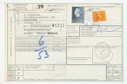 Em. Juliana Pakketkaart Amsterdam - Belgie 1970 - Zonder Classificatie