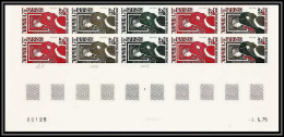 90740a Polynesie (Polynesia) PA N° 92 Arphila 1975 Ceres Essai Proof Non Dentelé Imperf ** MNH Bloc 10 Coin Daté - Filatelistische Tentoonstellingen