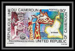 90714g Cameroun Non Dentelé Imperforate ** MNH - N° 684 Philexfrance 82 - Cameroun (1960-...)