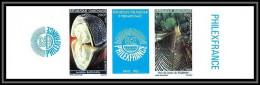 90720a Gabon Gabonaise N° 494 A Philexfrance 1982 Sculpture Pont De Lianes Bridge Non Dentelé Imperf * MNH - Gabun (1960-...)