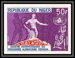 91832c Niger N° 220 Nutrition Food Alimentaire Apollon Mythologie Mythology Non Dentelé Imperf ** MNH  - Ernährung