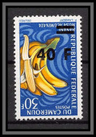 91825b Cameroun Cameroon N° 533 Banane Banana) Surcharge Renversee Reverse Overprint Cote  - Cameroun (1960-...)