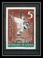 91812 Sénégal N° 309 Martin-pêcheur (kingfisher) Oiseaux Bird Oiseau Non Dentelé Imperf ** MNH - Andere & Zonder Classificatie