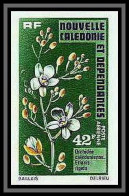 91793c Nouvelle Caledonie PA N°165 Fleurs Fleur Flower Orchidées Orchids Non Dentelé Imperf ** MNH  - Imperforates, Proofs & Errors