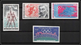 91776 Niger N° 149 + 159/161 Munich 72 Jeux Olympiques (olympic Games) 1972 Non Dentelé Imperf ** MNH - Sommer 1972: München