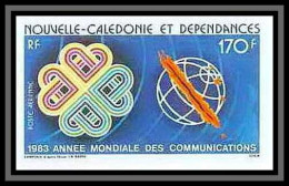 91766d Nouvelle Calédonie N° 229 Annee Des Communications 1983 Telecom Non Dentelé Imperf ** MNH - Non Dentelés, épreuves & Variétés