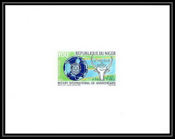 91762a Niger Poste Aerienne PA N° 121 Rotary Club De Niamey 1970 Boeuf Bull Epreuve De Luxe Proof - Rotary Club