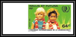 91751b Wallis Et Futuna N° 331 Année Internationale Jeunesse Enfant (child) 1985 Non Dentelé Imperf Neuf ** Mnh - Sonstige & Ohne Zuordnung