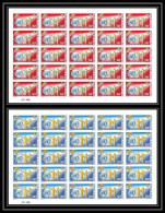 91745 Niger N° 131 132 Onu United Nations Uno Colombe Pigeon Dove Non Dentelé Imperf ** MNH Feuille Sheet - Niger (1960-...)