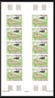 91726 Niger N° 196 Fable La Fontaine Le Corbeau Et Le Renard The Crow The Fox Non Dentelé Imperf ** MNH Feuille Sheet  - Fairy Tales, Popular Stories & Legends