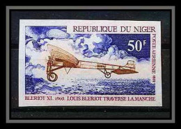 91708c Niger PA N° 183 Première Traversée De La Manche En Avion (plane) BLERIOT 11 Non Dentelé Imperf - Airplanes