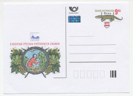 Postal Stationery Czech Republic 2005 Wine - Viniculture - Vini E Alcolici