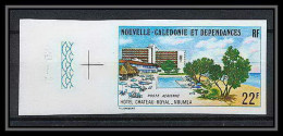 91650a Nouvelle-Calédonie PA N° 161 Hotel Chateau-Royal Noumea Non Dentelé Imperf ** MNH - Geschnittene, Druckproben Und Abarten