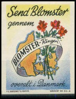 Danmark Maerkat 816A - Send Blomster - Autres & Non Classés