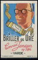 Danmark Maerkat 655 - Briller Og Ure, Conrad Jensen Og Son - Autres & Non Classés