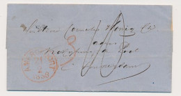 Soest - Amersfoort - Amsterdam 1858 - Aan Koffiehuis De Pool - ...-1852 Prephilately