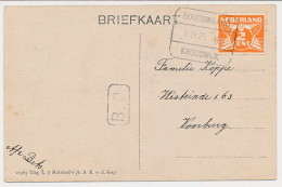 Treinblokstempel : Goudswaard - Krooswijk I 1925 - Zonder Classificatie