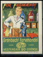 Danmark Maerkat 244 - For Fadmaend - Gronbechs Farvehandel - Autres & Non Classés